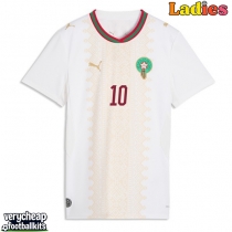 Morocco Brahim Diaz #10 Replica Away Shirt Ladies World Cup 2026 Short Sleeve